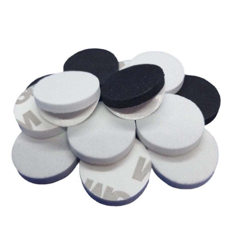 Round Single-Sided Adhesive Shock-Absorbing Pads, Anti-Slip Foot Pads, Easy-To-Tear Foam, Removable Traceless Adhesive Pads, Double-Sided Adhesive, Waterproof