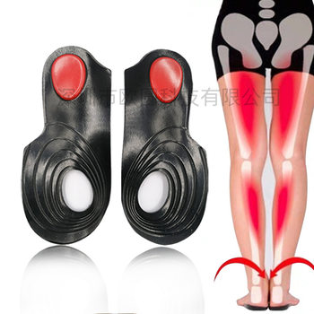 Xo-type leg correction insole inside and outside eight foot pad for men and women foot beauty correction Gel seven-point pad to relieve plantar fascia