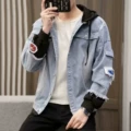 257 jacket#(blue body black hat)