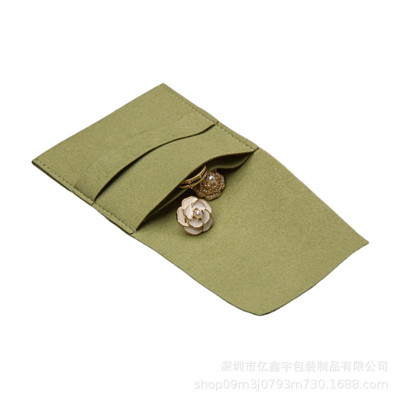 Supply of Flip-Top Jewelry Bags, Microfiber Bags, Necklace and Earring Storage Bags, Velvet Bags, Customizable Logo Jewelry Boxes