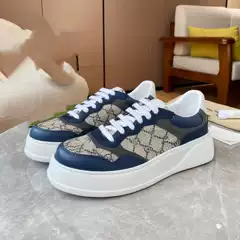 High Version g Brand Thick-Soled Biscuit Shoes 2025 Spring and Autumn New Fashion Internet Celebrity Thick-Soled Height-Increasing Sneakers for Women
