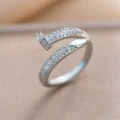 676 steel color nail ring