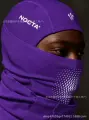 Three-pronged mask purple