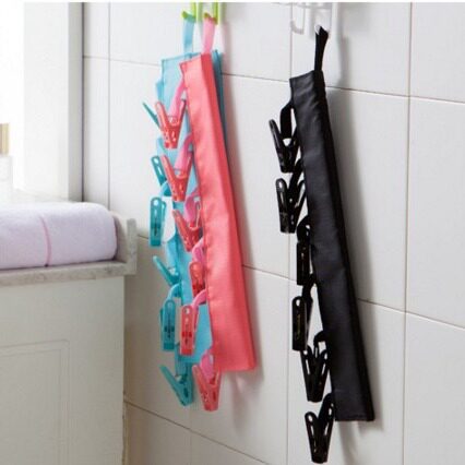 Portable fabric hanger foldable travel convenience hanger bathroom hanger clothes clip wholesale