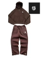 Brown suit