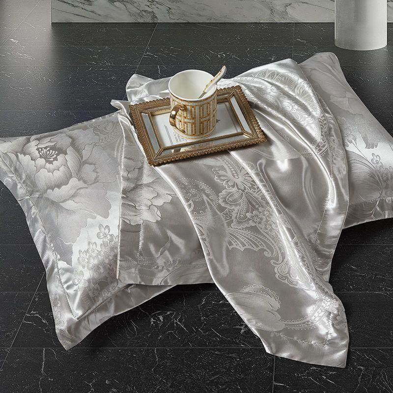 European High-End Jacquard Pillow Core Set, One Pair of Adult Pillowcases, Single 2 Pieces, 48×74cm, Free Shipping