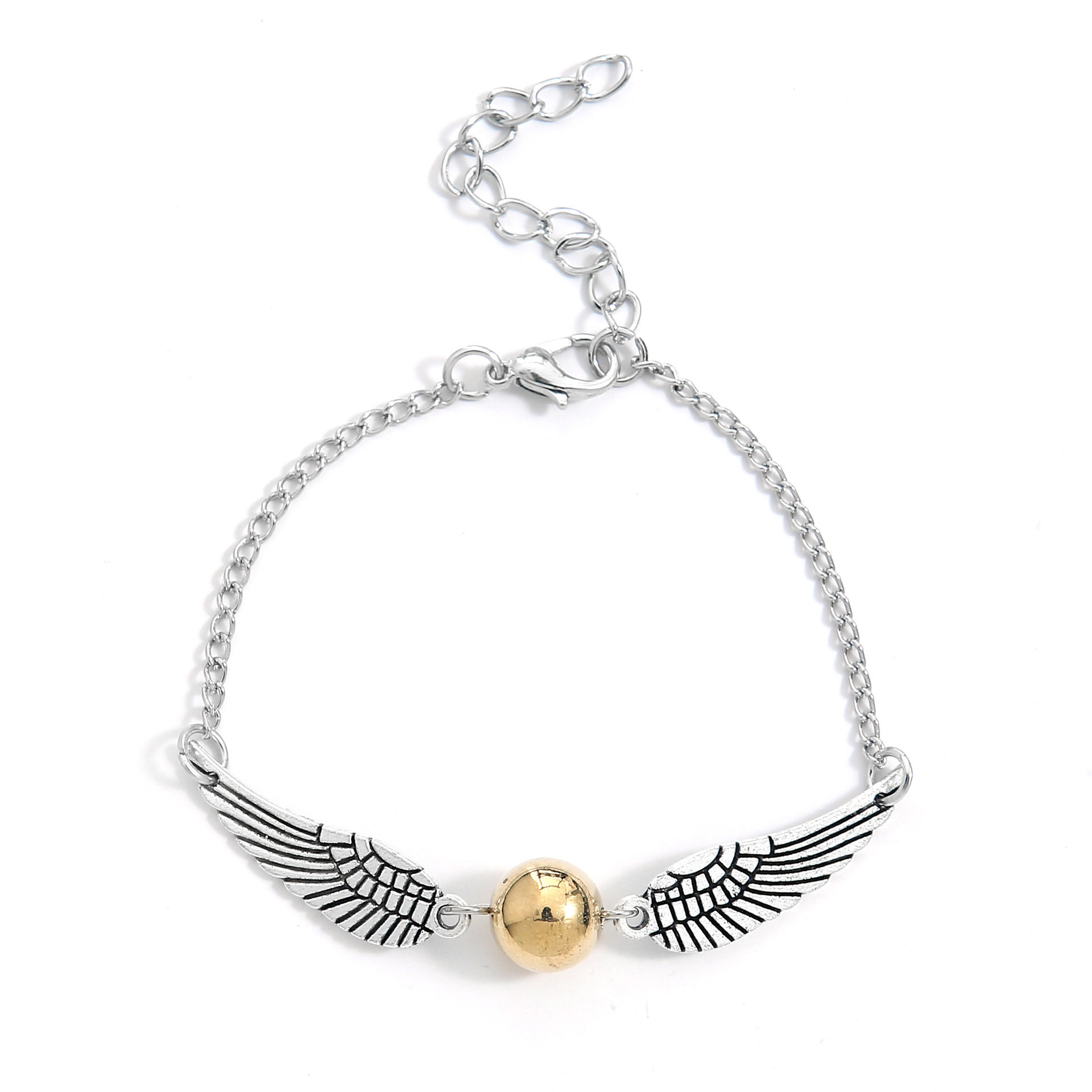 European and American Popular Cross-Border Foreign Trade Snitch Bracelets Personalized Wings Bracelets Factory Direct Supply Wholesale