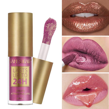 Sam Sugar Chameleon Non-Stick Lip Gloss Long-Lasting Color-Enhancing Metal Pearlescent Non-Fading Lip Glaze Cross-Border