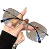 New Anti-Blue Light Glasses, Ultra-Light Gold Wire Glasses, Women's High-End Glasses Frames, Versatile Optical Frames, Can Be Matched with Degrees