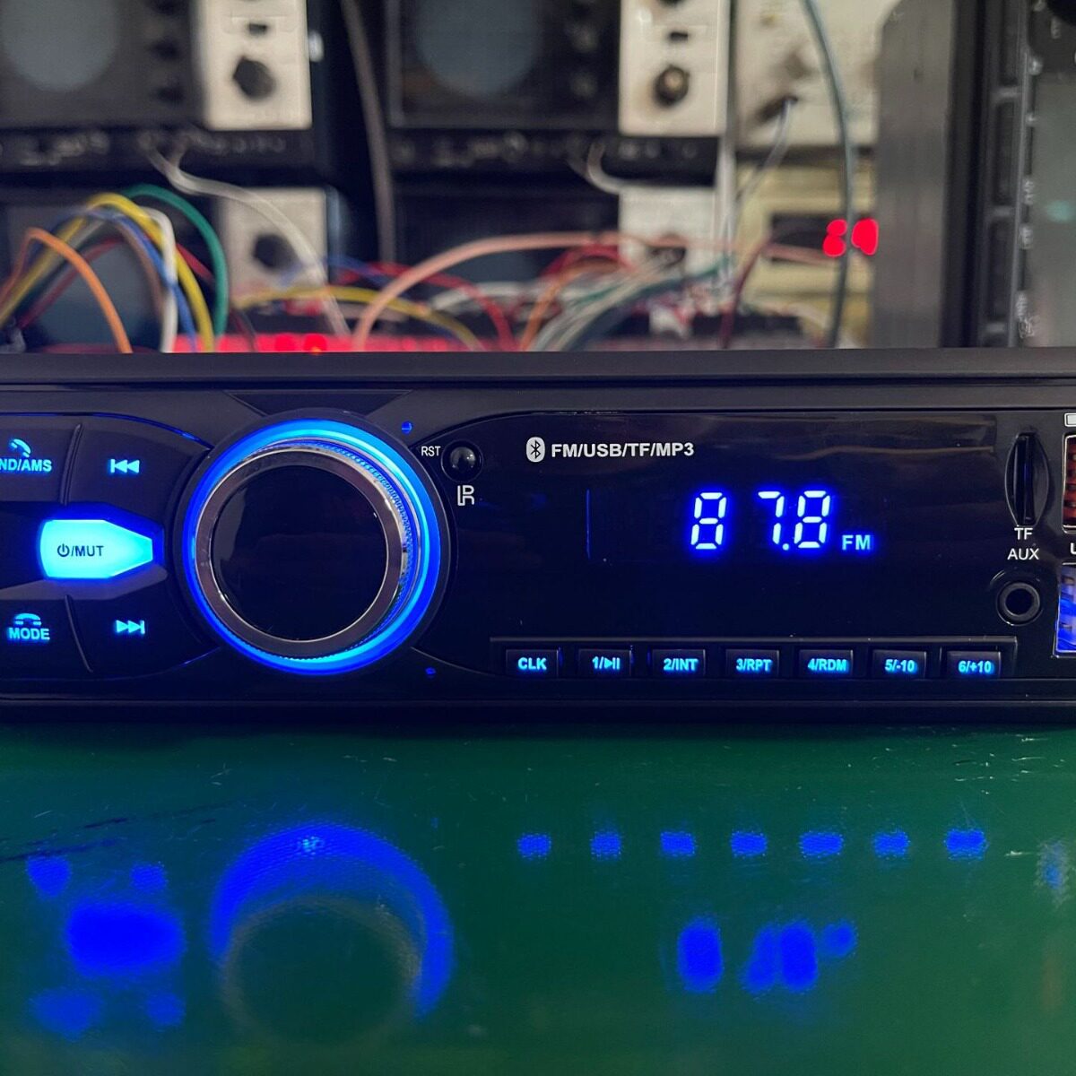 Car Bluetooth MP3 Player HD Lossless Music Car Central Control FM Radio Multifunctional U Disk Card