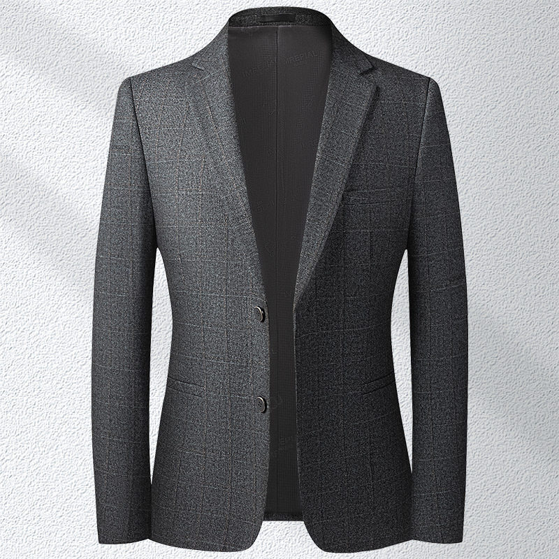 Áo Vest Nam Kẻ Caro Co Giãn Chống Nhăn Phong Cách Hàn Quốc
