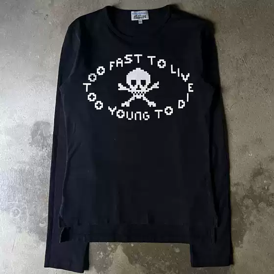 European and American Ins Cross-Border Personalized Skull Print Round Neck Polo Short-Sleeve T-Shirt Pullover Retro Jacket Street Fashion