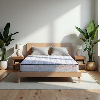 Cross-Border Five-Star Hotel Mattress Latex Memory Foam Independent Spring Mattress Compressed Roll Package Hotel Bedroom Mattress