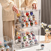 Hand-Made Toy Display Box Storage Cabinet Bubble Mart Lego Doll Storage Display Box Cosmetics Dust-Proof Storage