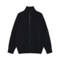 608 zipper cardigan black