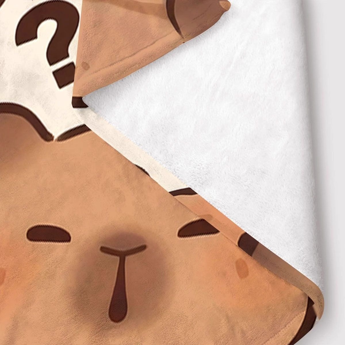 Kapibara Capybara Imitation Cashmere Bedroom Bedside Blanket Cartoon Plush Feeling Cute Bay Window Kidsren's Room Air Conditioning Blanket