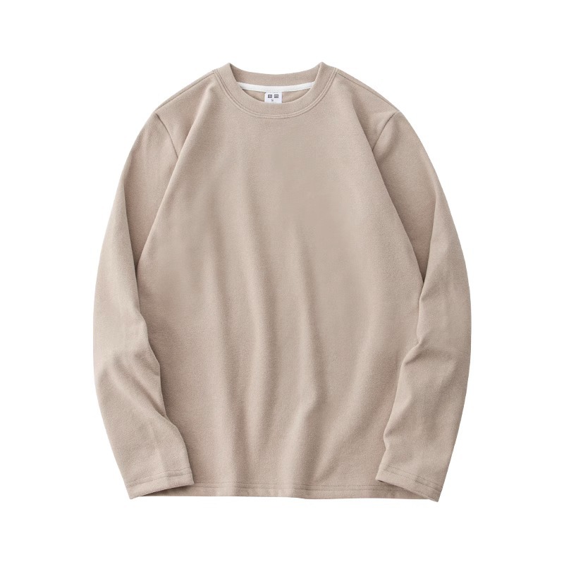 德绒打底衫男秋冬季新款加绒加厚保暖内衣高领内搭男士长袖T恤男