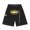 Black and Yellow Casual Shorts