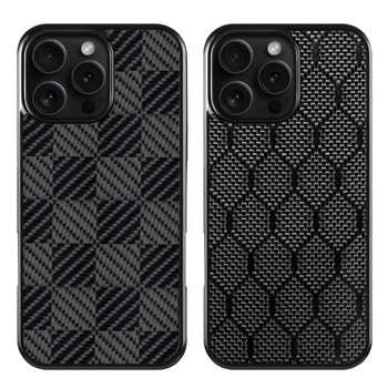 Carbon Fiber Square Twill Honeycomb Mobile Phone Case Suitable for Iphone16Promax 13 14Pro Apple 15