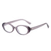 Korean Style Fashionable Anti-Blue Light Flat Glasses Street Style Plain Glasses Frame Versatile Oval Small Frame Cross-Border Trendy Flat Glasses