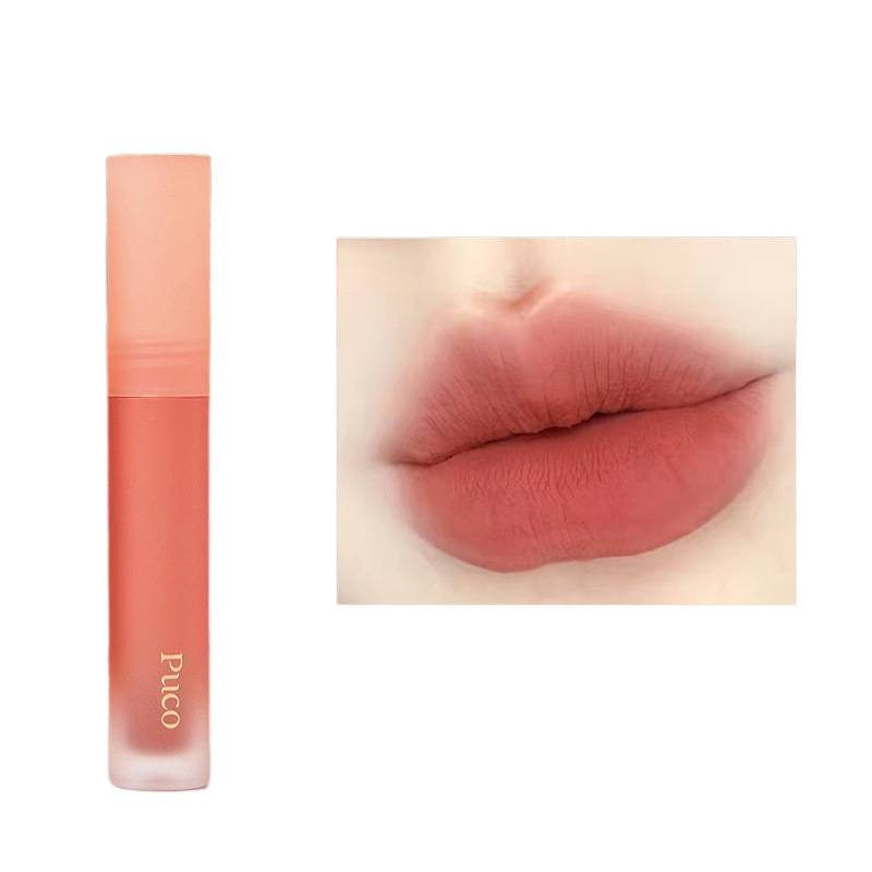 Puco Mousse Lip Mud Velvet Lip Glaze Matte Matte Lipstick Berry Milk Tea 01 Bean Paste Color New Color Mm03