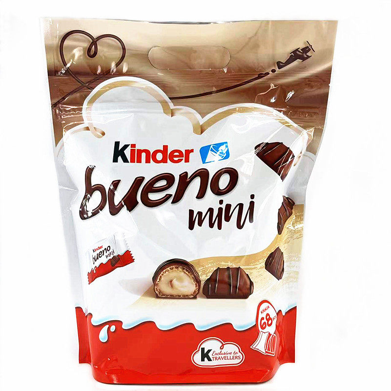 Imported from Italy Fee/Liero Kinder Colorful Chocolate Mini Hazelnut Wafer 108G/400G