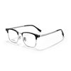 Baishifen's New Bw7005V Pure Titanium Glasses Frame Business Versatile Eyebrow Frame Can Be Equipped with Prescription Large Frame Anti-Blue Light