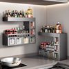 Seasoning Box Wall Hanging Household Kitchen High-end New Seasoning Bottle Storage Rack Seasoning Storage Box Salt Pot