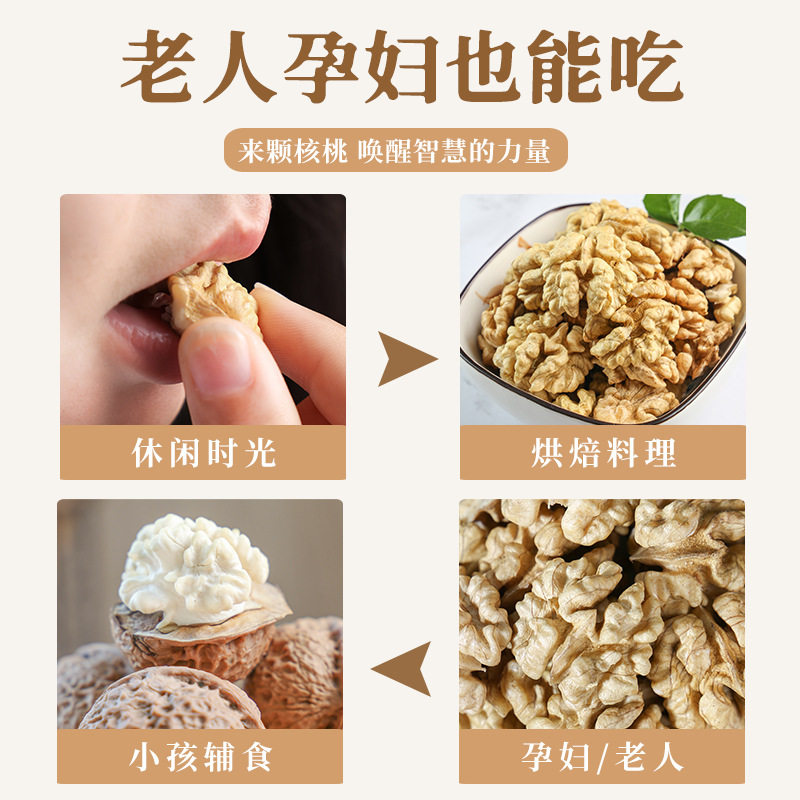 Paper-Skinned Walnuts 2025 New Arrival Yunnan Authentic Old Tree Thin-Skinned Walnuts Selection 2.5kg Whole Box of Nut Snacks