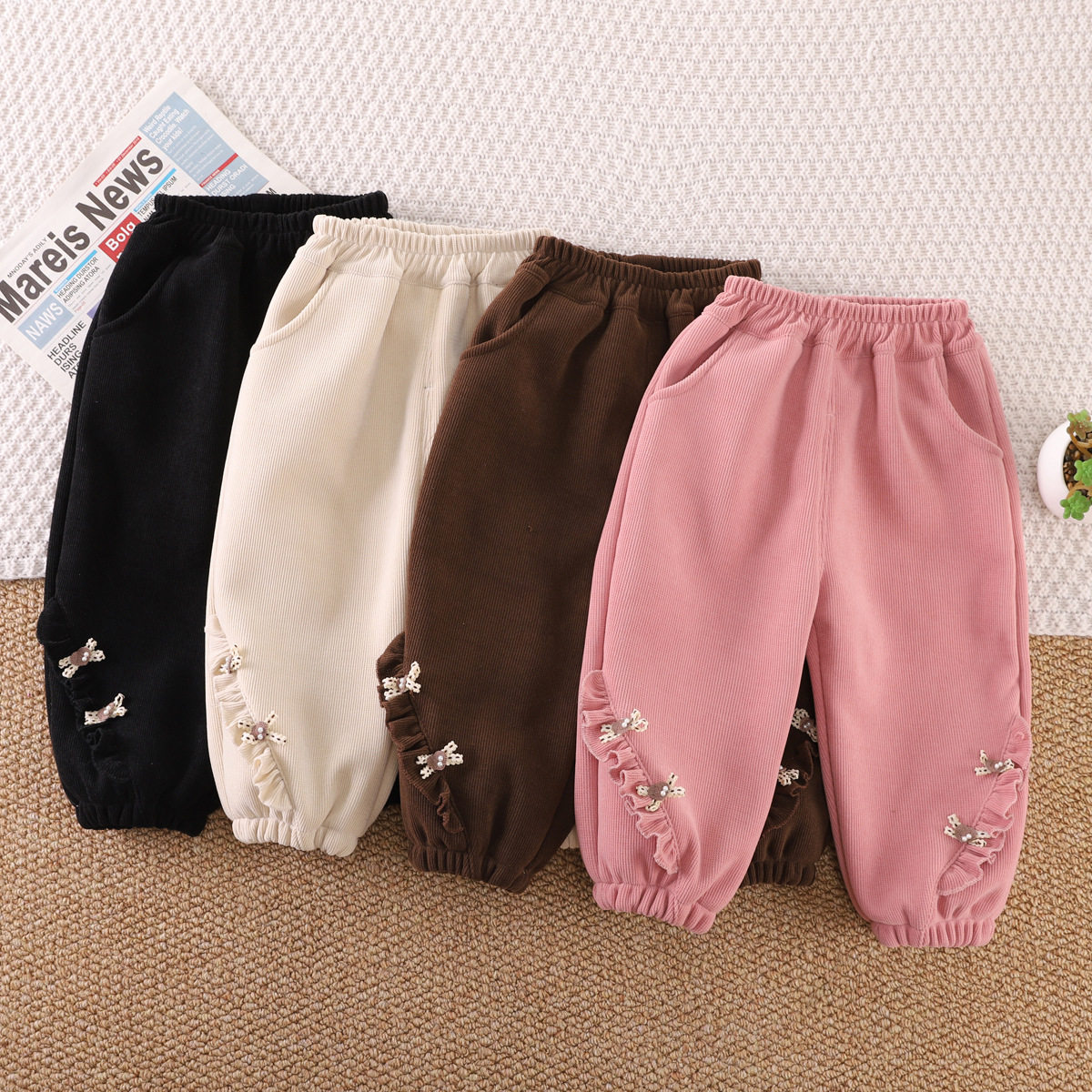 Girls' pants, casual pants