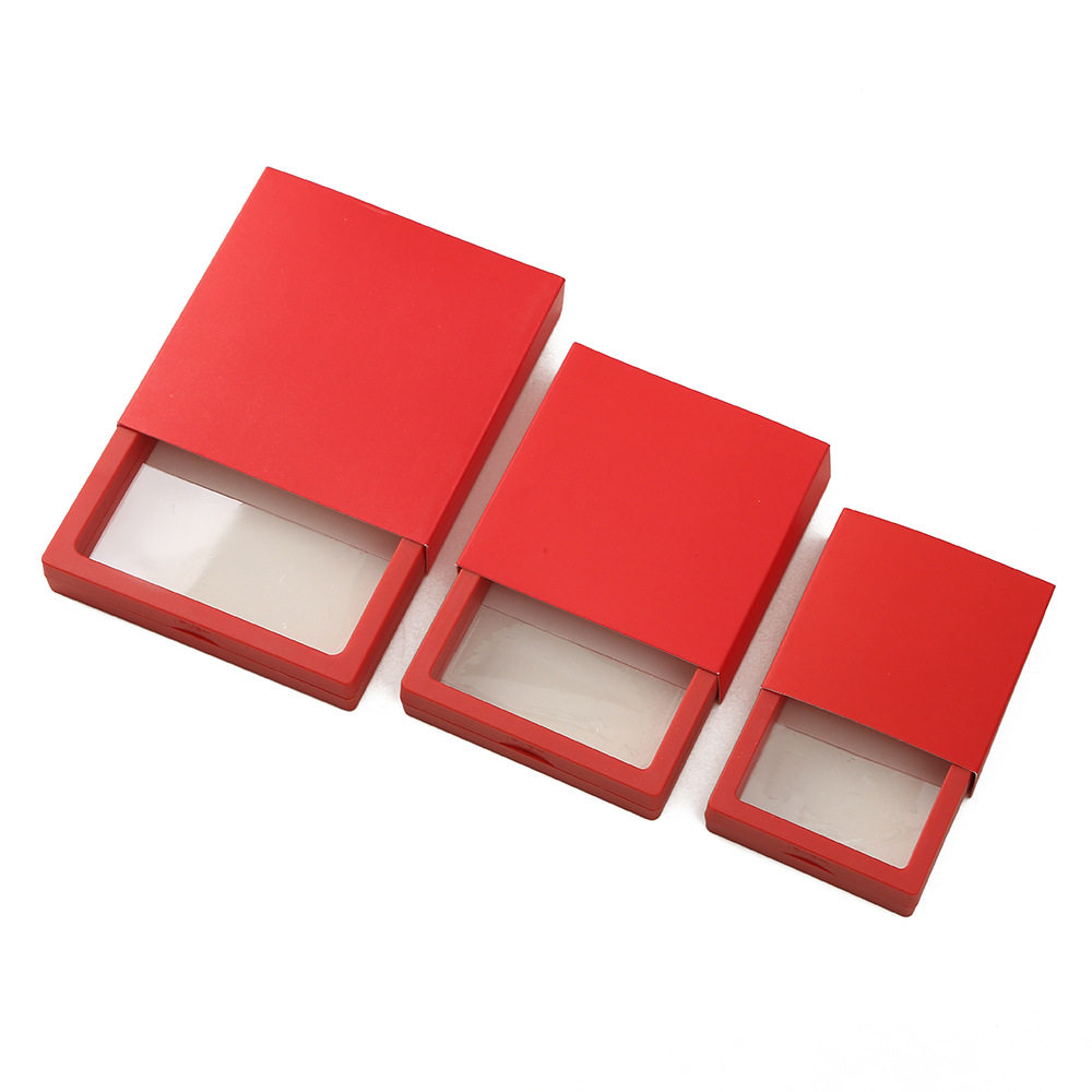 Spot new pe film suspension box multi-size anti-oxidation jewelry box bracelet bracelet box earrings box ring box