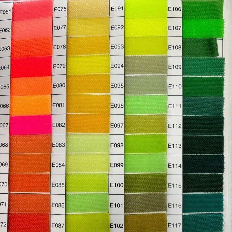 Colorful Velcro Non-Pilling Nylon Clothing Curtain Screen Accessories Velcro Adhesive Hook and Loop Fastener Tape