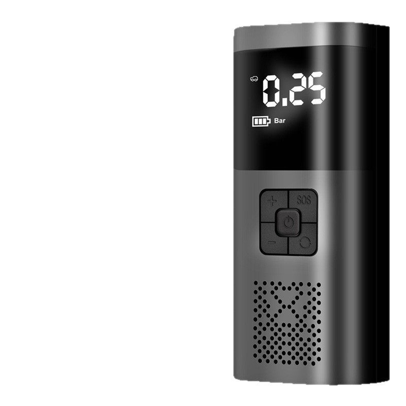Cross-Border New Car Air Pump, Portable Tire Inflator for Vehicles, Intelligent Digital Display, Wireless High-Power Inflator