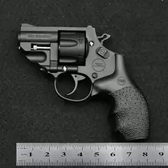 1:2.05 Revolver Model Children's Sky Police Revolver Alloy Model Cannot Be Fired