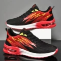 Flame flying woven red