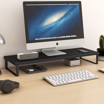 Desktop Computer Elevated Rack Laptop Monitor Elevated Rack Dormitory Desktop Storage Office Screen Base Bracket