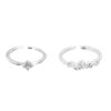 Butterfly Zircon Open Ring Women's 2024 New Explosive Cold Style Finger Ring Light Luxury Niche Design Sense Ring