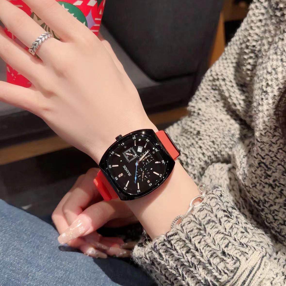 The Same Style of Men's and Women's Watches Ins Style Niche High-Looking Elegant Fashionable Simple Waterproof Luminous Watch for Men