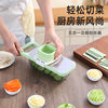 Kitchen household potato grater cucumber shredder stainless steel grater multi-function slicing shredder with basket