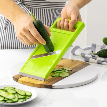 New Multifunctional Vegetable Cutter, Handheld Grater, Radish Slicer, Potato Grater, Cucumber Grater, Kitchen Household