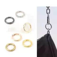 Bag ring metal ring spring ring bag with connection buckle bag DIY closed carry ring modification accessories single buy