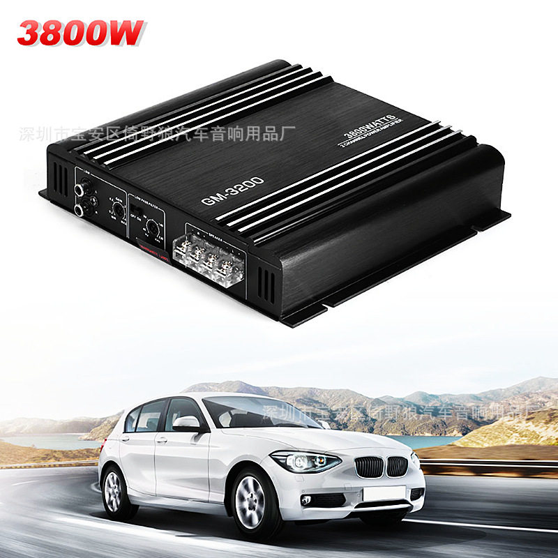 Wholesale car amplifier 2-way two-channel amplifier MG-3200 car audio modified power amplifier 3800W