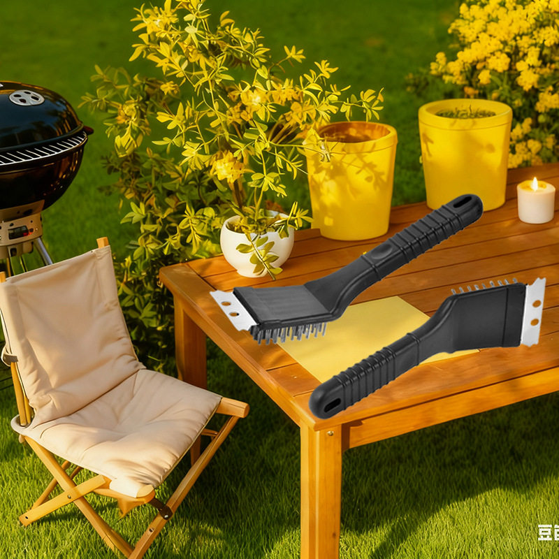 Barbecue Brush Manufacturer Stainless Steel Barbecue Cleaning Brush Oven Cleaning Brush Kitchen Wire Brush Bbq Barbecue Tools