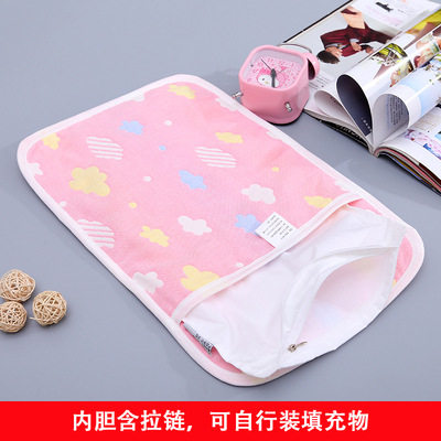 Class a pure cotton children's pillowcase baby pillowcase kindergarten jacquard pillowcase cartoon cute sweat-absorbent breathable