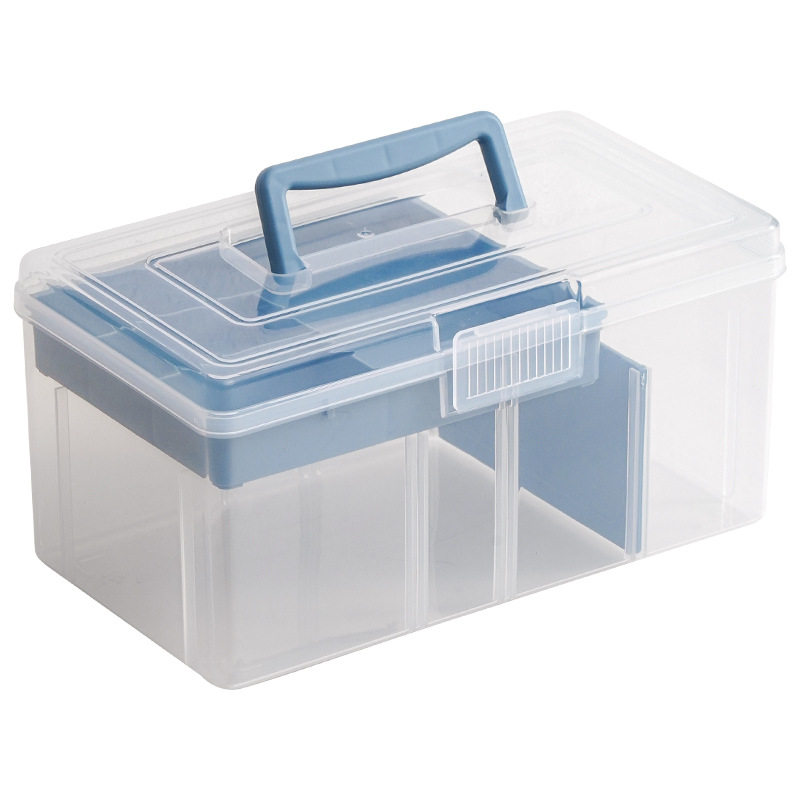 Large Capacity Thickened Multi-layer Needle Box Household Empty Box Storage Box Durable High-grade Button Box Portable Dust-proof
