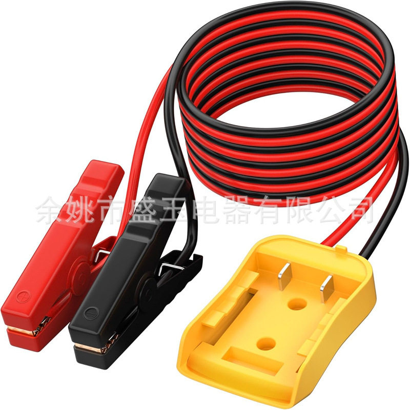 Dewalt Jumper Starter Jumper Cable Power Cord Lithium Battery Adapter Plug Connection Cable