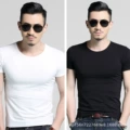 Round neck white + round neck black