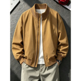 Трансграничная американская куртка-бомбер high street bomber jacket, мужская весенне-осенняя бейсбольная форма cleanfit profile с коротким рукавом