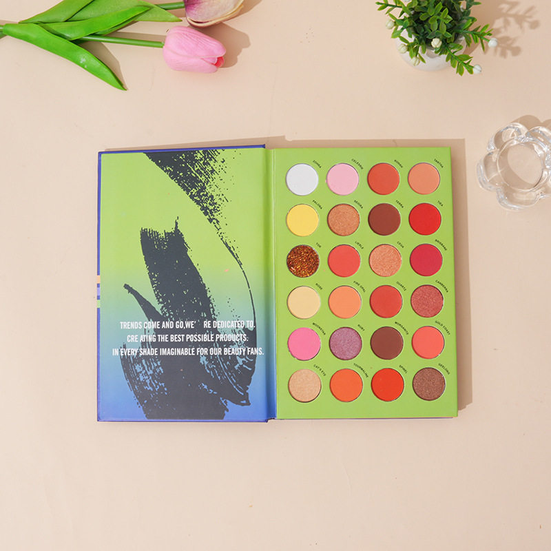 Cross-Border Popular Beauty Makeup 72-Color Cosmetics Eyeshadow Palette Multi-Use Eyeshadow Book Multi-Color Earth Tones