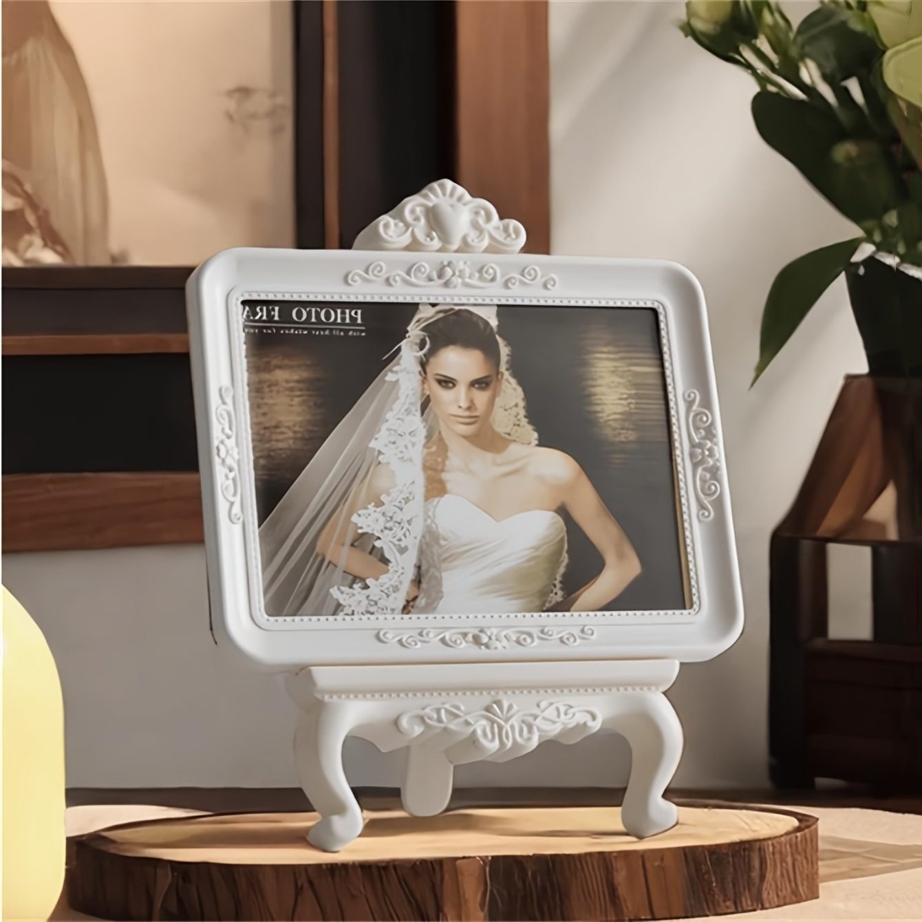 Factory Direct Sales European-Style Retro Photo Frame 7inch Picture Frame Photo Studio Display Stand Children's Photo Fashionable Simple Decorative Frame